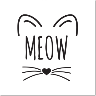 Funny cheeky cat animal-loving pet gift Posters and Art